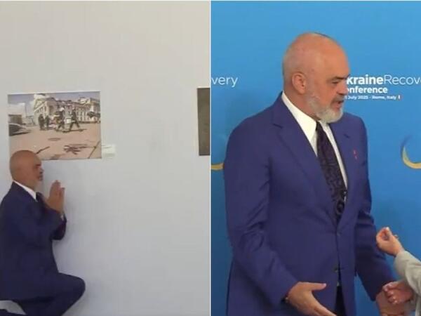 Edi Rama yenidən Meloninin qarşısında diz çökdü